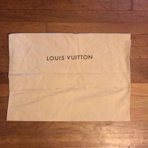 Authentic Louis Vuitton dust bag